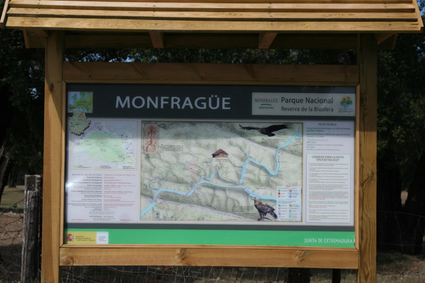Ingang Monfragüe
